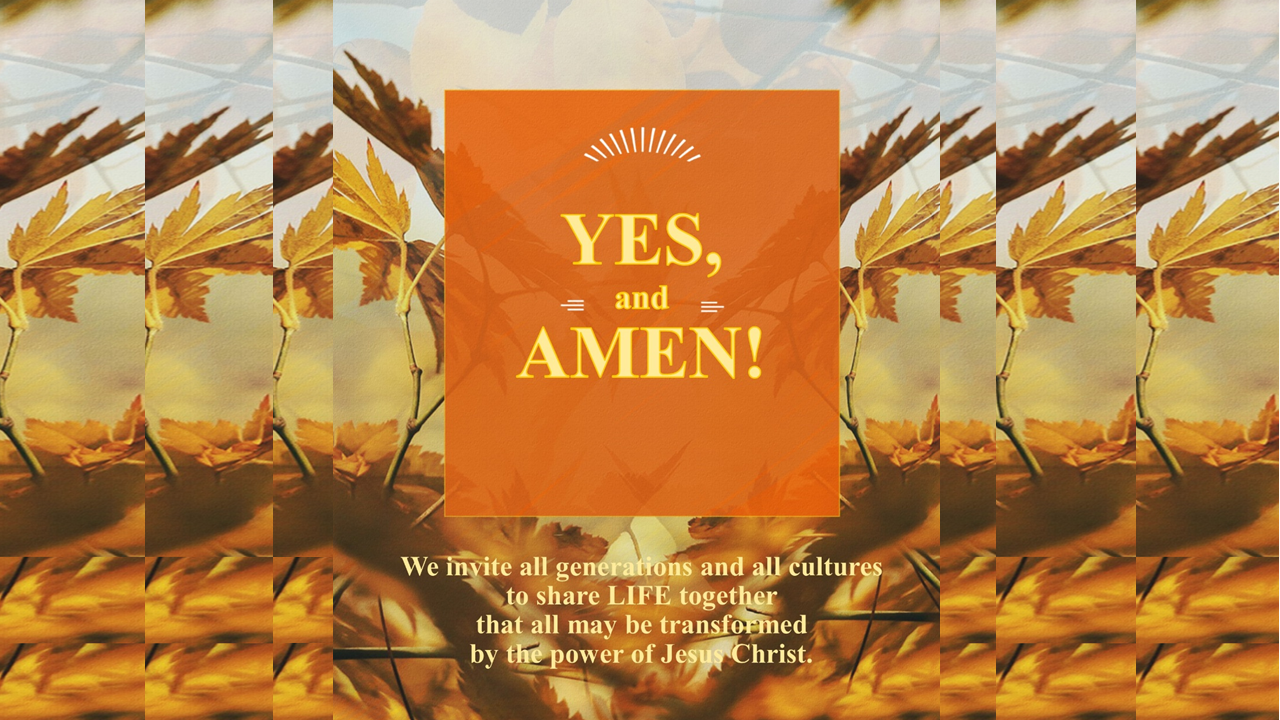 Yes, and Amen